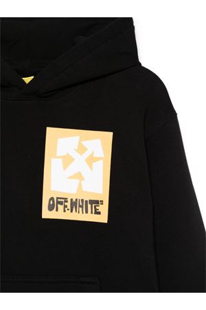 Big Label Hoodie OFF WHITE KIDS | OBBB001S25FLE0071018